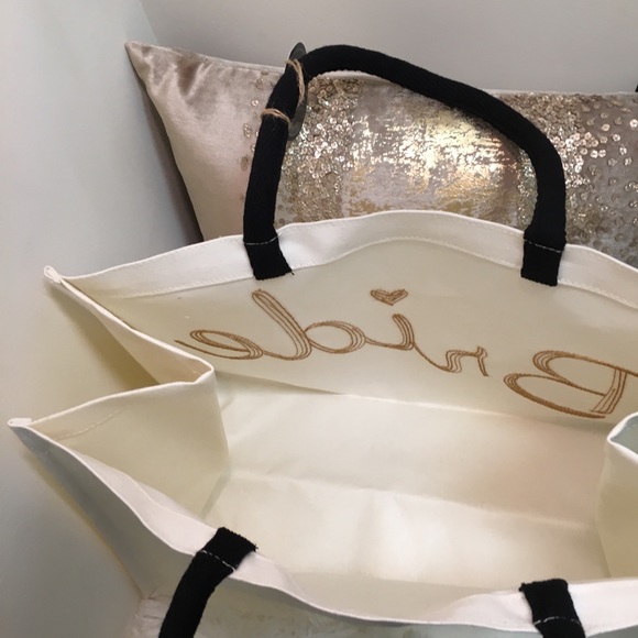 Cynthia Rowley Bride Tote with Gold Sequins - Picture 5 of 8